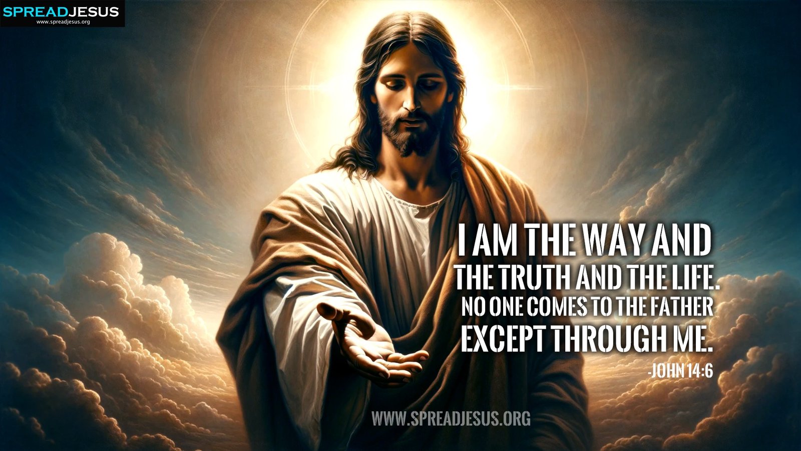 Jesus Christ Bible Quote John 14 6 The Path To Salvation - Free Christian Wallpaper Download