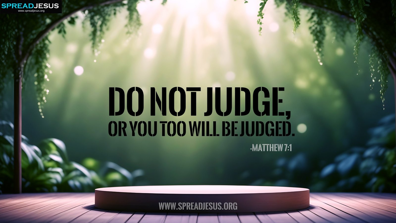 Jesus Christ Bible Quote Wallpapers Matthew 7 1 - Free Christian Wallpaper Download