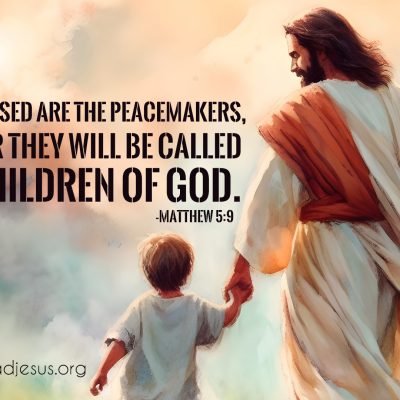 Children Of God Inspirational Bible Quotes For Peaceful Wallpaper Matthew 5 9 - Free Christian Wallpaper Download