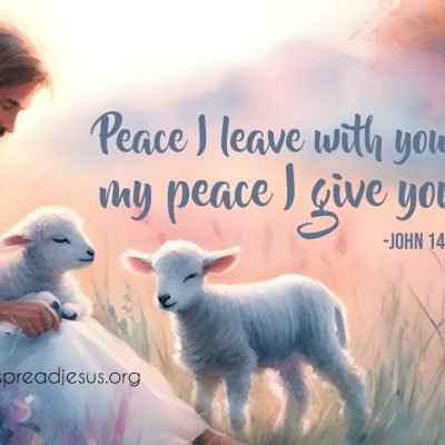 Inspirational Jesus Quotes Peaceful Bible Verses For Wallpaper John 14 27 - Free Christian Wallpaper Download