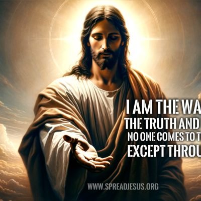 Jesus Christ Bible Quote John 14 6 The Path To Salvation - Free Christian Wallpaper Download