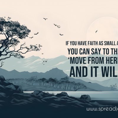 Jesus Christ Bible Quote Wallpapers Matthew 17 20 - Free Christian Wallpaper Download